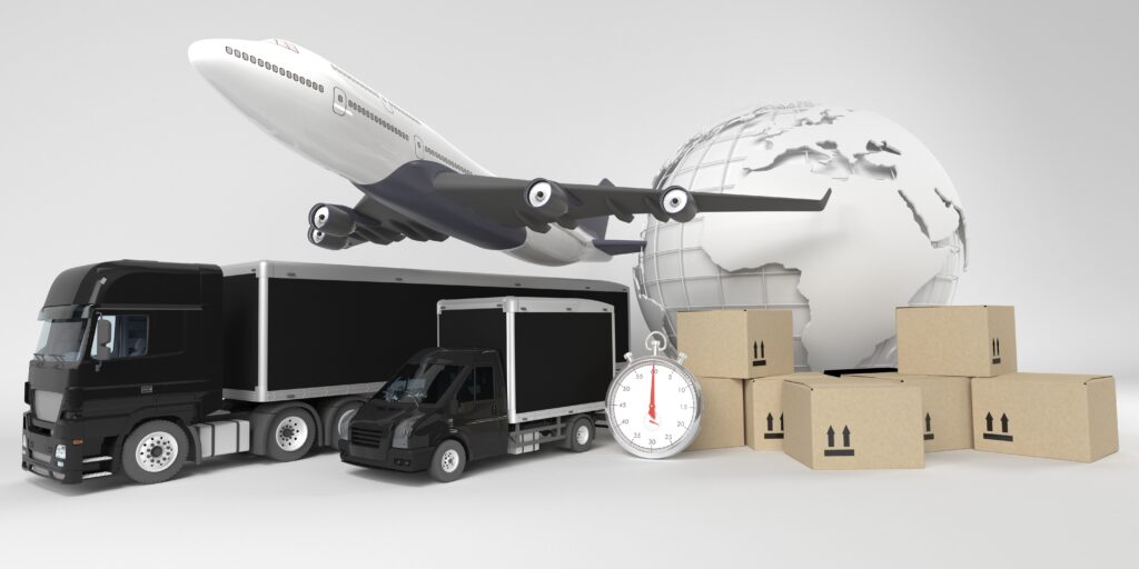 Van, Airplane or Ship your right shipping methods